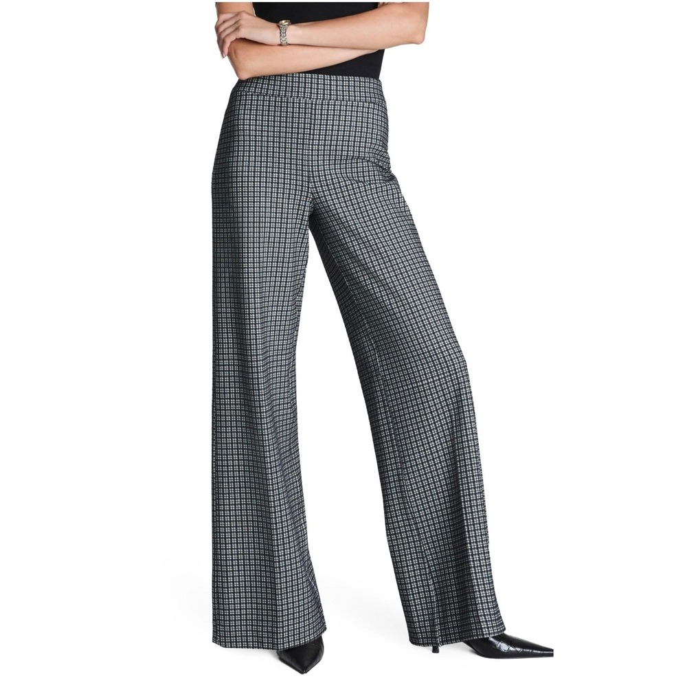 SPANX SPANXsupersmooth PerfectFit
Ponte Wide Leg Pants Black White Women M NWOT